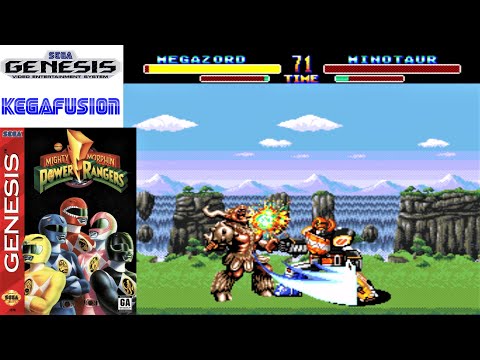 Mighty Morphin Power Rangers (1994) SEGA Genesis / Mega Drive Gameplay in HD (KEGA)