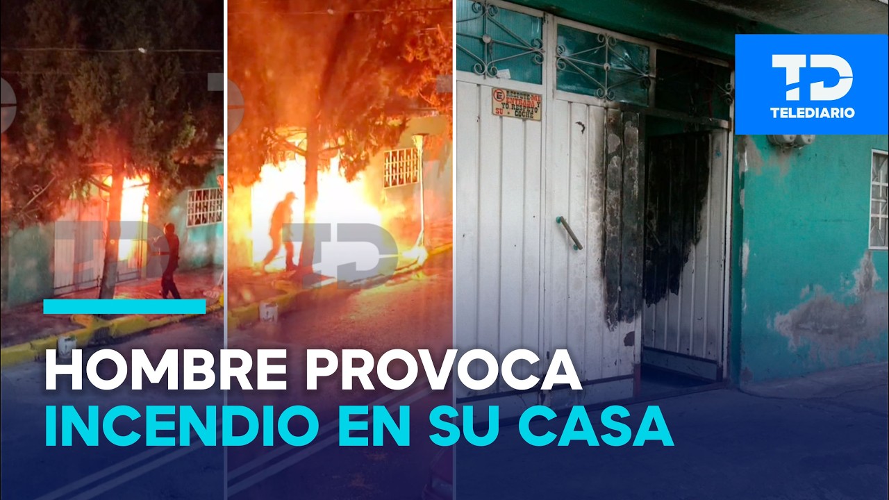 Hombre lanza tanque de gas en llamas a policías en la GAM y amenaza a su familia