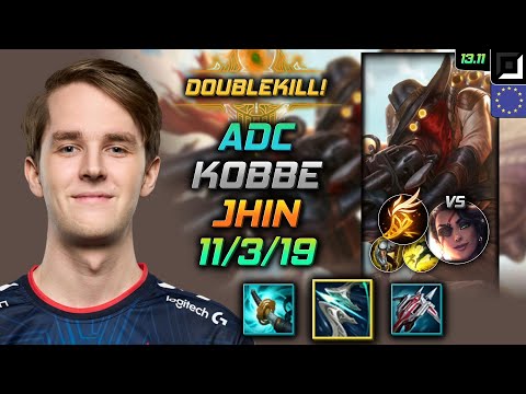 Jhin Adc Build Kobbe Galeforce Fleet Footwork - LOL EUW GrandMaster Patch 13.11