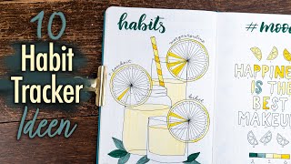 10 Arten von Habit Trackern im Bullet Journal