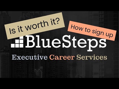 What is BlueSteps Executive Career Services?