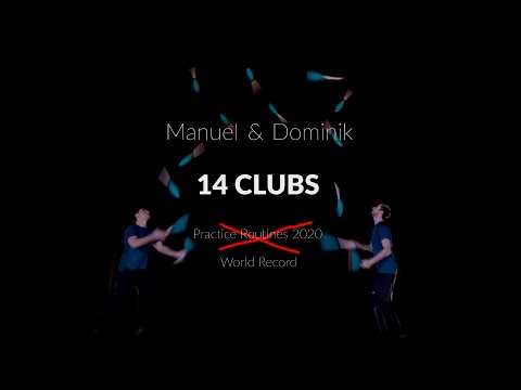 Manuel & Dominik - 14 clubs - Practice Routines 2020/World Record