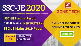 SSC-JE Mains 2020  || New Exam Pattern & Previous Year Question Papers || By Indu Sir