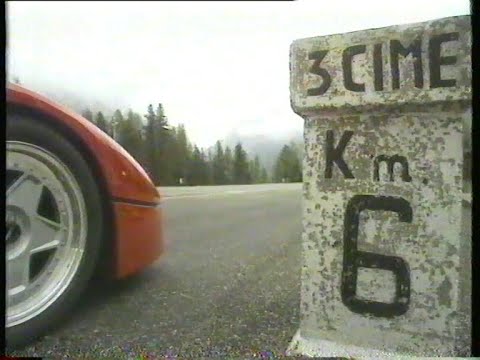 Thumbnail for John Surtees drives the Ferrari F40 up the Tre Cime di Lavaredo on Pirelli P Zero by John Surtees