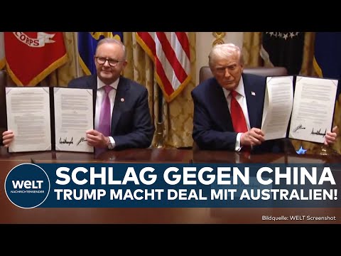 USA: Schlag gegen China! Trump schließt Deal mit Australien über seltene Erden und andere Rohstoffe