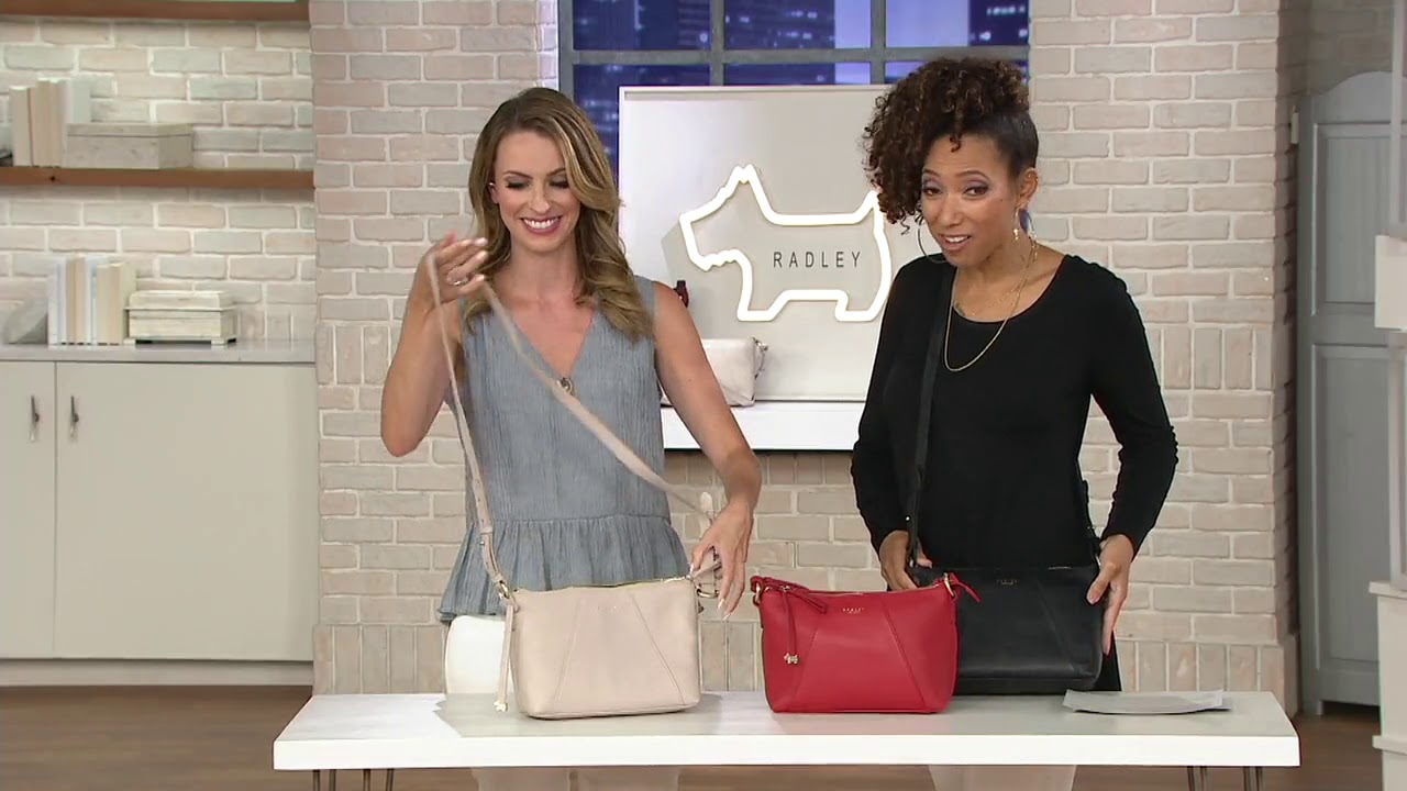 RADLEY London Wood Street Medium Zip Top Crossbody on QVC