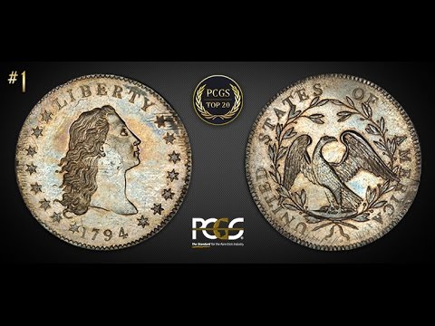 Flowing Hair Silver Dollar 1794 - världens dyraste mynt på turné