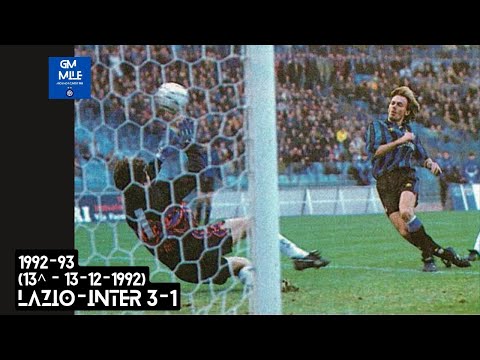 1992-93 (13^ - 13-12-1992) Lazio-INTER 3-1 [Fuser,Winter,D.Fontolan,Signori] Channel 4 UK