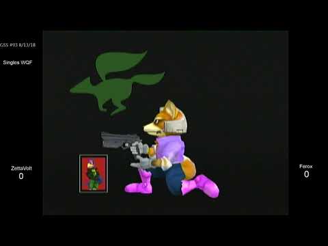 GSS 93 SSBM - ZettaVolt (Falco, Fox) vs. Ferox (Blue Fox) - Melee WQF