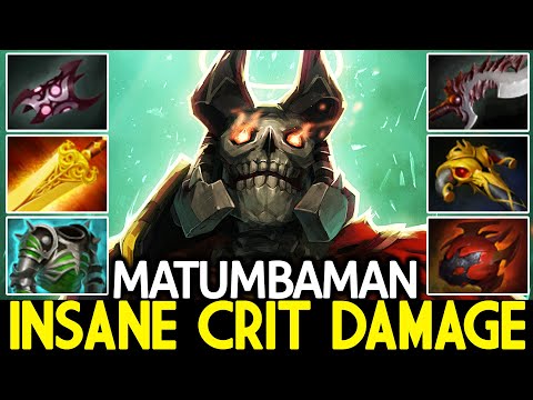 MATUMBAMAN [Wraith King] Insane Crit Damage with Armlet Build Dota 2