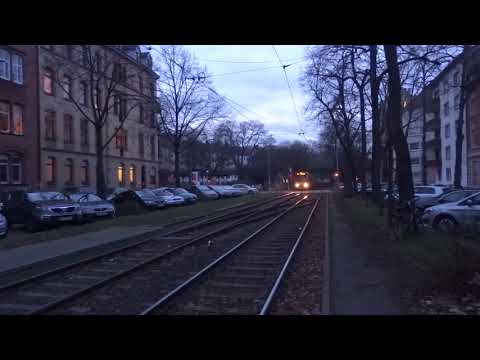 AVG #Wagen808 Mathystraße - S5 Pforzheim Hbf weiter als S6 Bad Wildbad