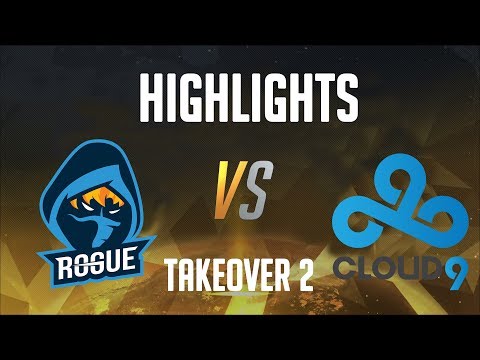 Rogue vs Cloud9 Highlights (upper bracket Bo3) - TakeOver 2