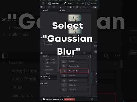 Apply the Blur Effect to Your Clip