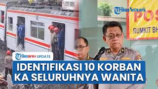 RS Polri Mulai Identifikasi 10 Jenazah Korban Tabrakan KA di Bekasi, Seluruhnya Perempuan