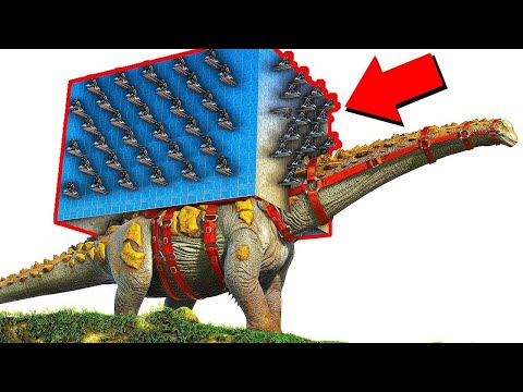 Нубский РЕЙД на СТЕГОЗАВРЕ в ARK Survival Evolved! Рейд базы АРК Вымирание