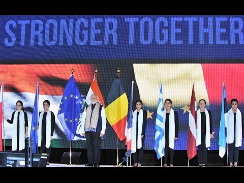 PM Modi at the Community event in Belgium