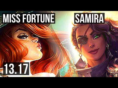 MISS FORTUNE & Rakan vs SAMIRA & Nautilus (ADC) | 0/0/5, 300+ games | KR Master | 13.17