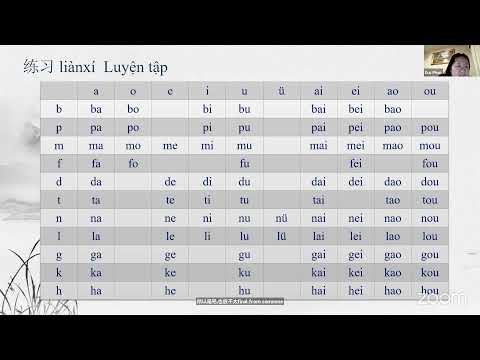 Chinês para iniciantes Buổi 1 CN 16/7/2023