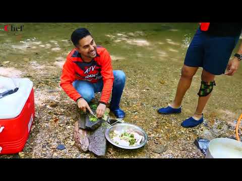 Bubblin' At 19 Mile River in Trinidad - Chef Jason Peru - Fried Chicken, Curry Duck, Roasted Corn 🇹🇹