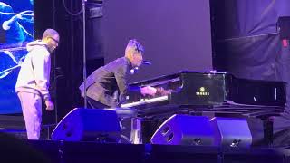 Jon Batiste and Cory Henry piano duel at NAMM 2025