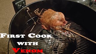 First Cook with Spider Grills Venom: Weber Kettle Temperature Controller Test