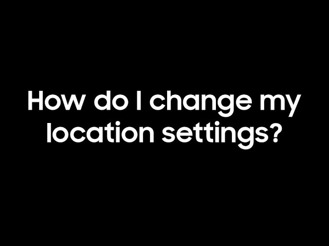 Video teaser for Galaxy S8: Location Settings