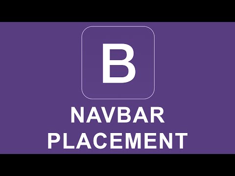 Bootstrap 4 Tutorial 38 Navbar Placement
