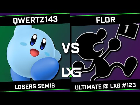 qwertz143 (Kirby) vs FLOR (Game & Watch) - Smash Ultimate @ LXG 123