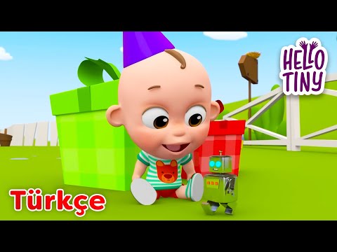 Mutlu Yıllar Sana! | Bebekler için şarkılar | Hello Tiny Türkçe