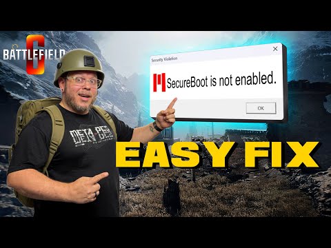 Fastest Secure Boot Fix for Battlefield 6!