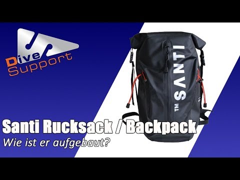 Santi Rucksack / Backpack - Wie ist er aufgebaut? | DiveSupport