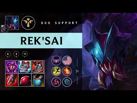 Rek'Sai Support vs Leona - NA Master Patch 25.23