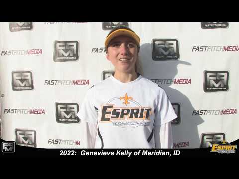 2022 Genevieve Kelly Committed Mid America Nazarene , Outfield & 2nd Base Softball Skills Video