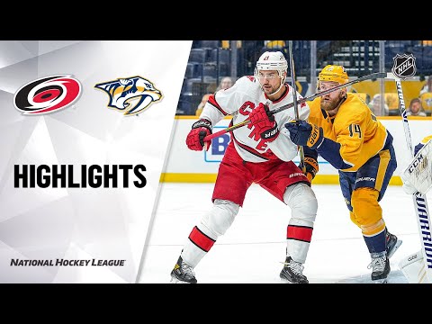 Hurricanes @ Predators 1/18/21 | NHL Highlights