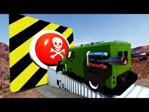 DO NOT Push this RED and DANGEROUS BUTTON! #13 🥵 BeamNG.drive