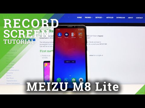 MEIZU M8 Lite RECORD SCREEN