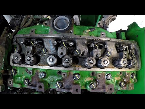 JD 6420 Head Gasket Job