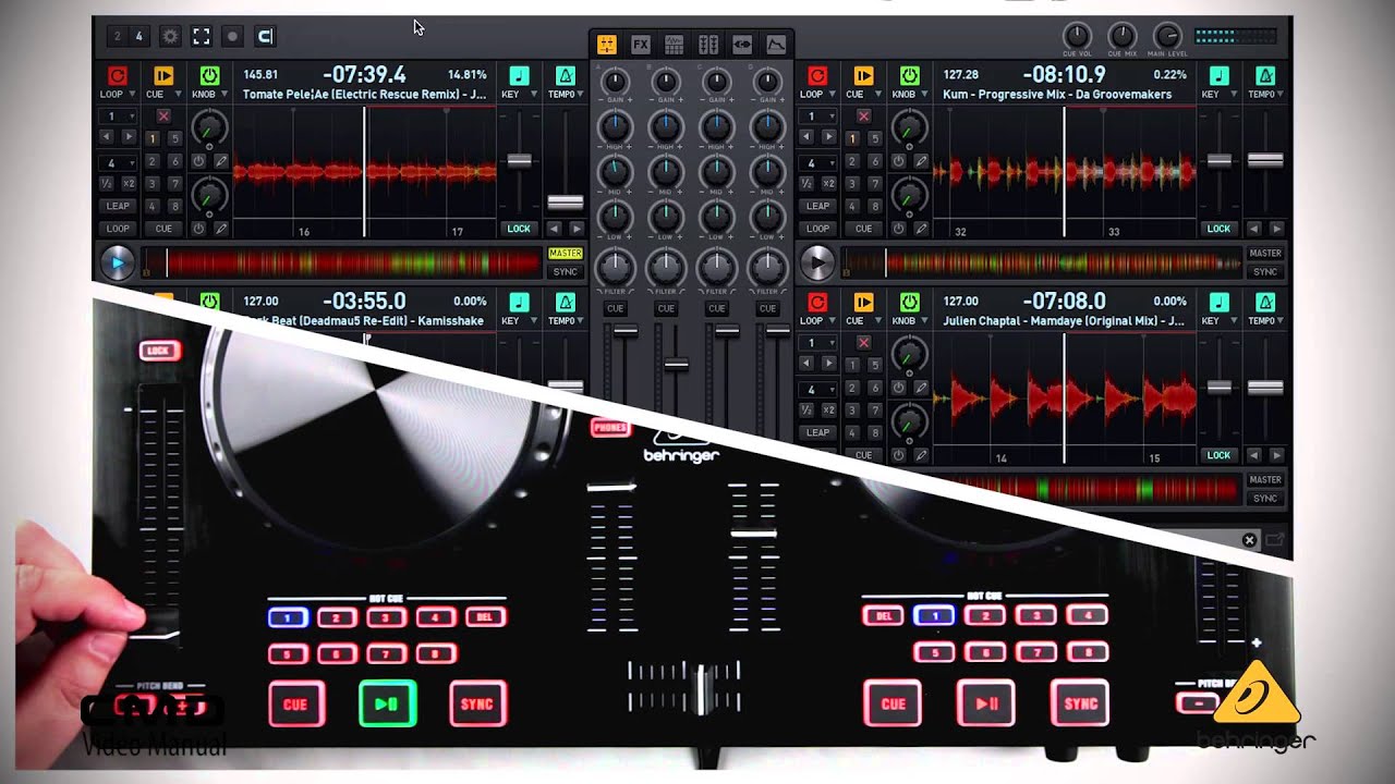 DJ контроллер Behringer CMD Studio 4A