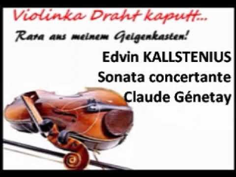 Edvin Kallstenius Sonata concertante