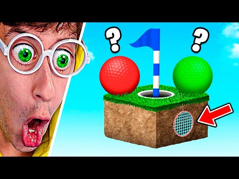 99,99% IMPOSIBLE ⛔ HOYO TROLL vs HERMANO 😂⛳! (Golf it) - TEKENDO