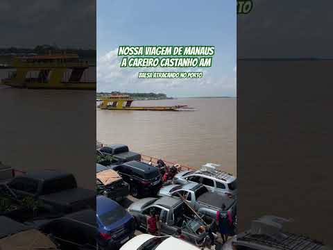 Balsa Atracando no Porto de Careiro da Várzea AM #rionegroesolimões #Amazonas #funnyvideo #youtuber