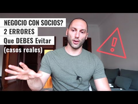 Cómo Crear un Negocio Con Socios sin Perder Dinero - 2 ERRORES que DEBES Saber