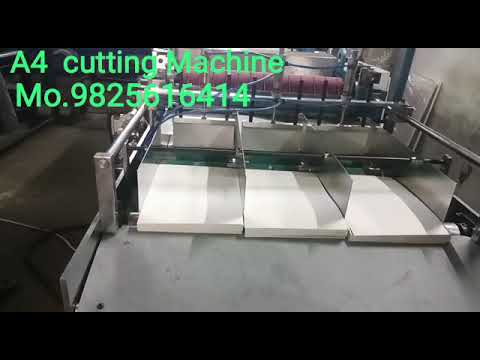 A3,A4,A5 Paper Roll To Sheet Cutting Machine