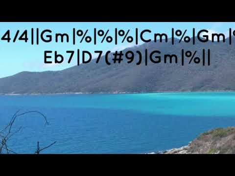 Gm blues (fast Baião) play along