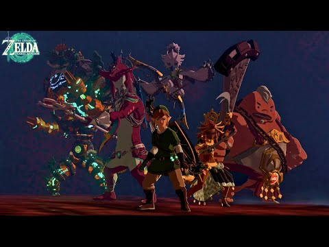 Tears of the Kingdom - Link & Sages vs The Demon King's Army