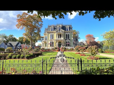 [4K]🇺🇸 Autumn Magic in a Cozy Storybook Town 🍂🎃 | Old Wethersfield, Connecticut  (2025)