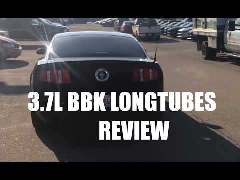 BBK Longtube Headers REVIEW for the 3.7L V6 Mustang
