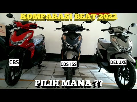 PERBEDAAN FITUR HONDA BEAT SERIES 2022 I CBS, CBS ISS, DELUXE