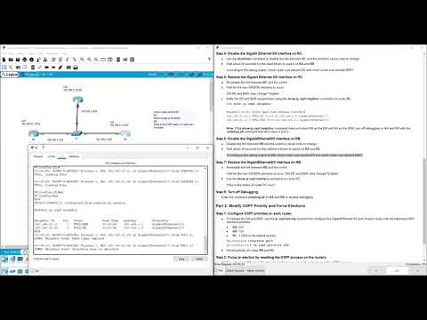 ✅CCNA v7 ENSA - 2.3.11 Packet Tracer - Determine the DR and BDR 💯 | YiYi Solution