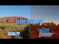 Uluru Ayers Rock Reality Vs Microsoft Flight Simulator